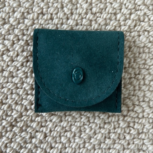 Aurate Gold Deco Milgrain Huggie Earrings 14k Yellow Gold - Picture 7 of 7